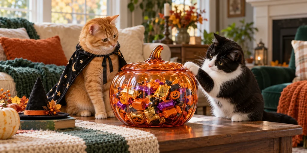 Halloween Calm Night Plan for Dogs and Cats