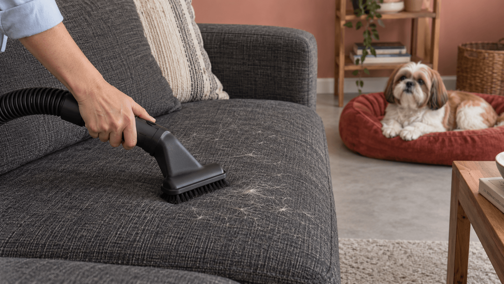 How to Get Pet Hair Off a Couch Without Damaging the Fabric